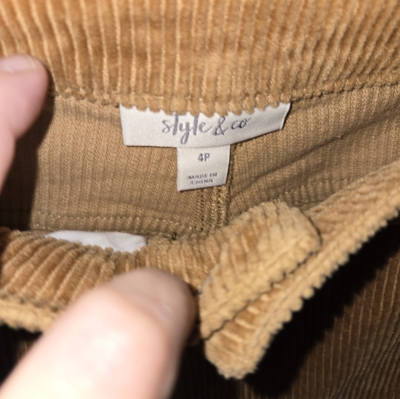 ### STYLE & CO Corduroy Pants - Picture 4 of 4